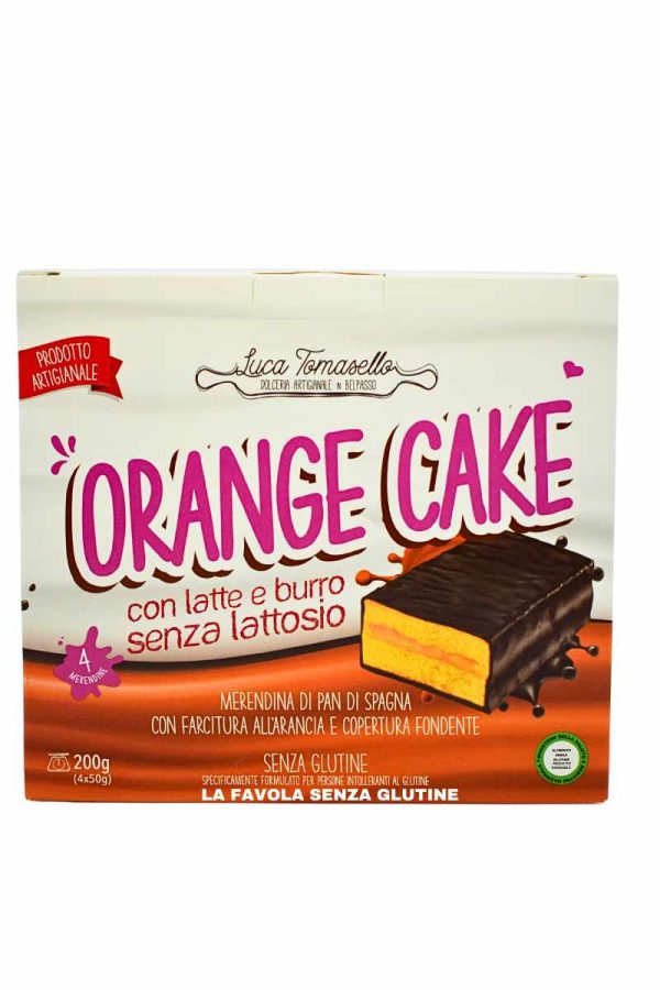 Orange cake senza lattosio gr 50x4 Luca Tomasello