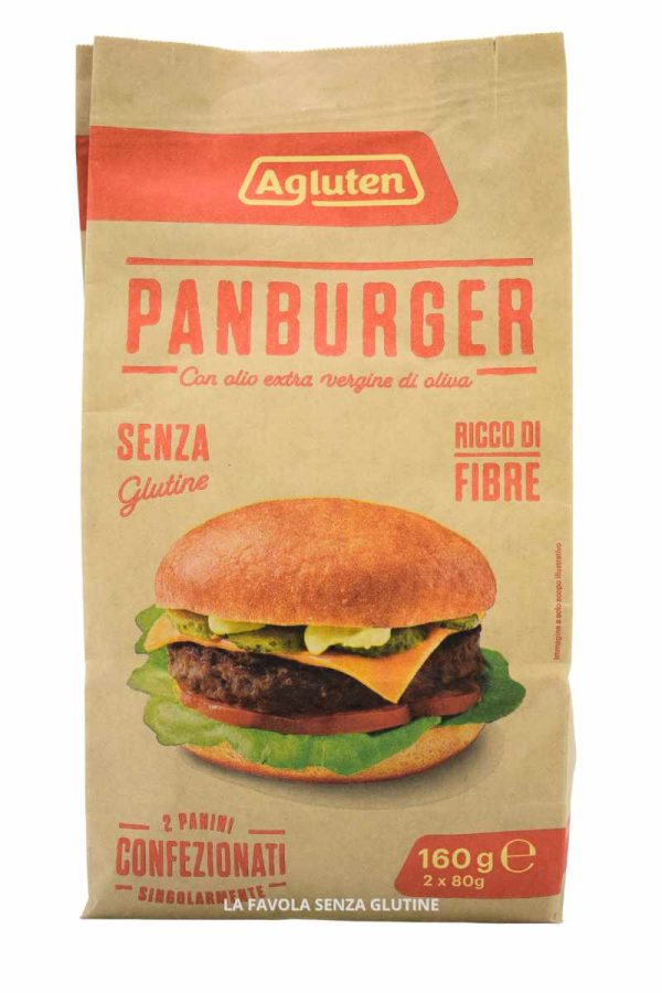 Panburger senza latte gr 80x2 Agluten