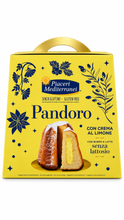 Pandoro con crema al limone gr 700 Piaceri Mediterranei