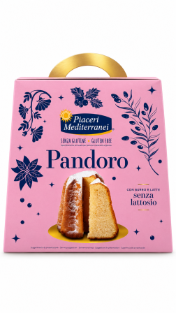 Pandoro senza lattosio gr 650 Piaceri Mediterranei