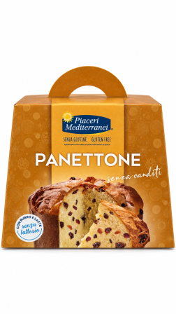Panettone senza canditi senza lattosio gr 650 Piaceri mediterranei