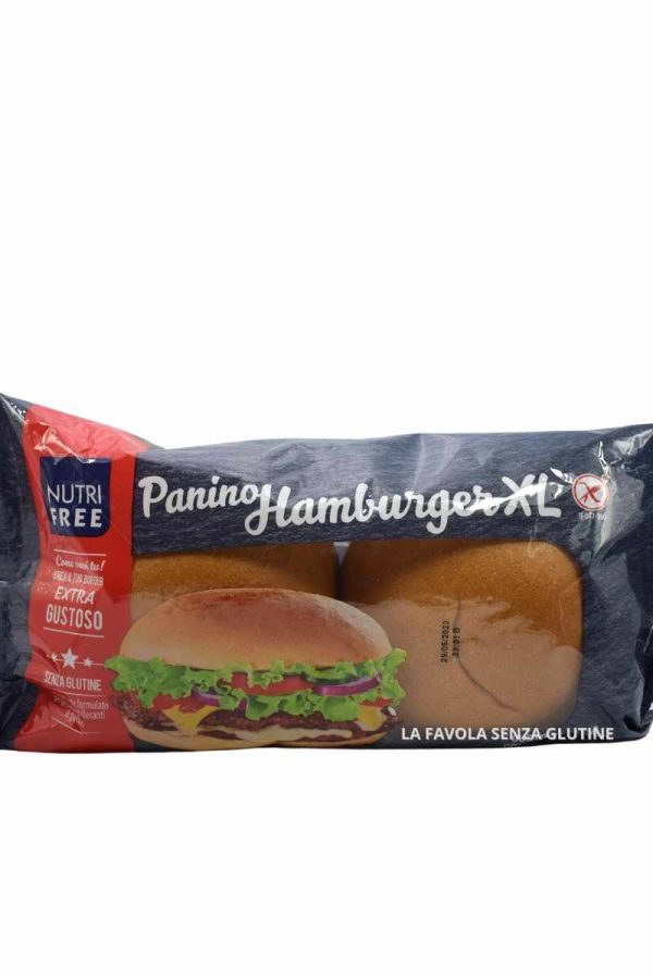 Panino hamburger xl senza lattosio gr 100x2 Nutrifree