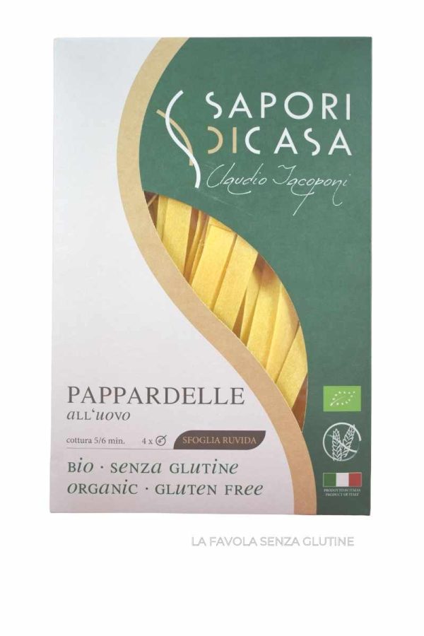 Pappardelle all'uovo bio gr 250 Sapori di Casa