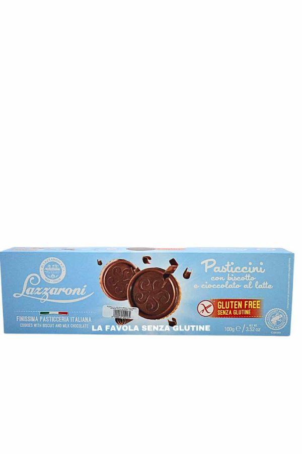 PASTICCINI CON BISCOTTO AL CIOCCOLATO GR. 100 LAZZARONI