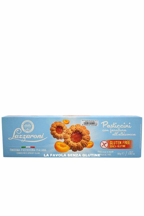 PASTICCINI ALL'ALBICOCCA GR. 80 LAZZARONI