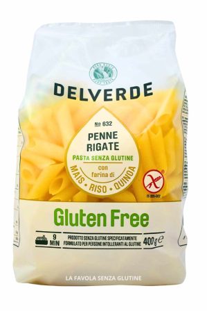 Penne rigate di mais, riso e quinoa gr 400 Delverde
