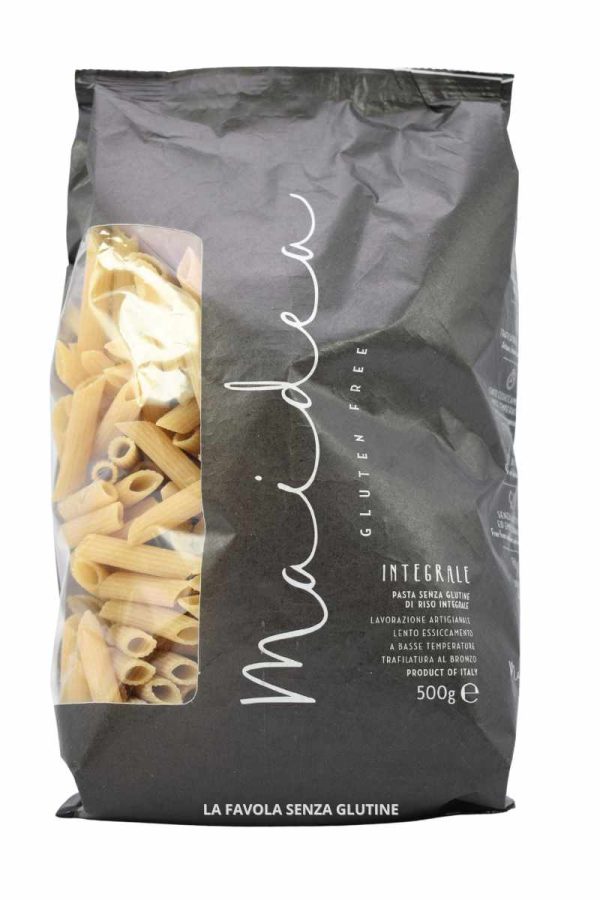 Penne rigate riso integrale gr 500 Maidea