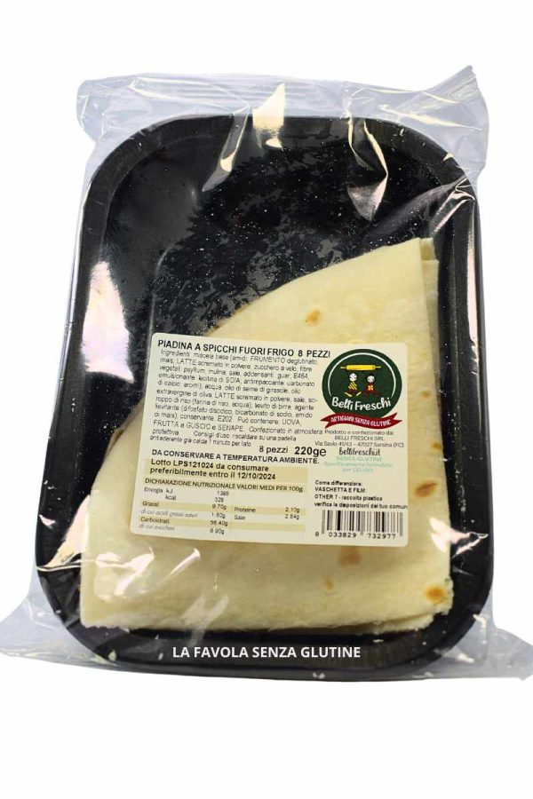 Piadina a spicchi gr 220 Belli Freschi