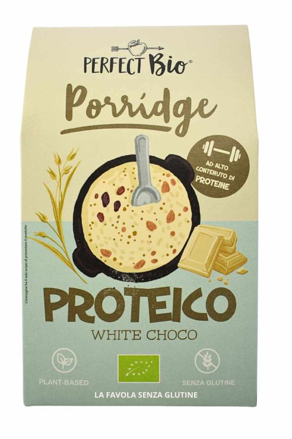 Porridge proteico bio gusto white choco gr 250 Perfect Bio