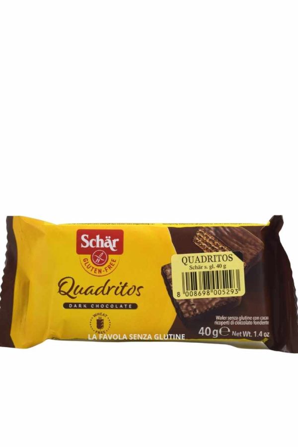 Quadritos wafer ricoperto gr 40 Schar