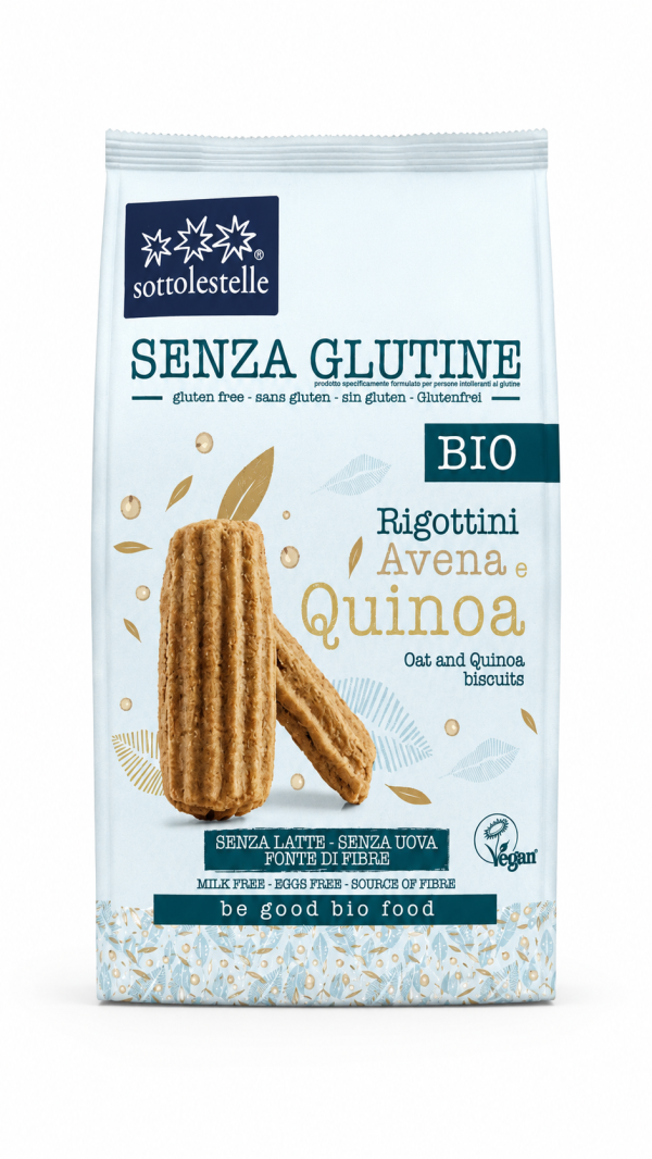 Rigottini avena e quinoa BIO VEGAN gr 250 Sottolestelle
