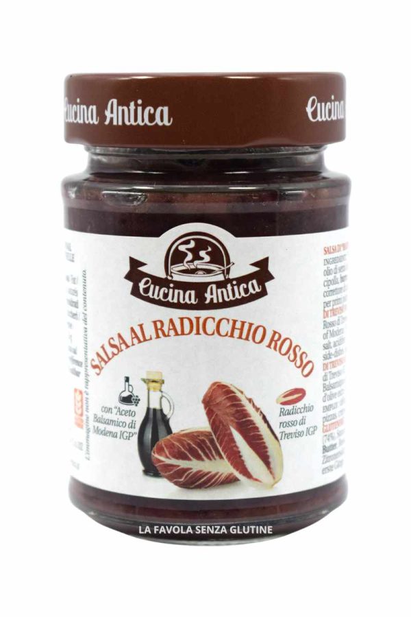 Salsa al radicchio rosso gr 180 Cucina Antica