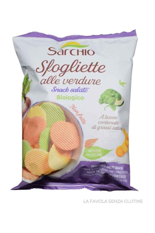 Sfogliette alle verdure bio vegan gr 55 Sarchio