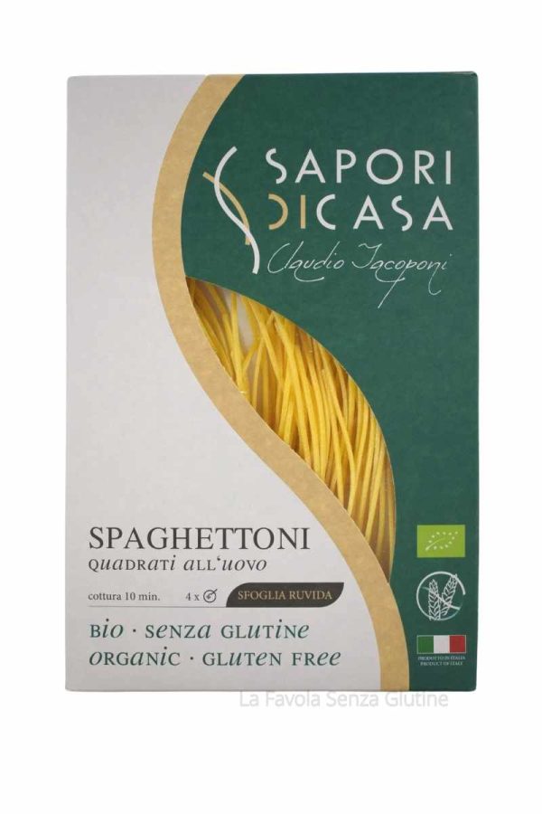 Spaghettoni quadrati all'uovo bio gr 250 Sapori di Casa