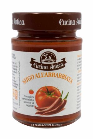 Sugo all'arrabbiata vegan gr 190 Cucina Antica