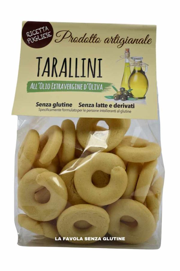 Tarallini all'olio extravergine di oliva senza lattosio gr 155 Fornoo