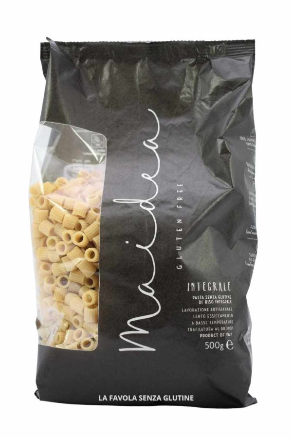 Tubetti rigati riso integrale gr 500 Maidea