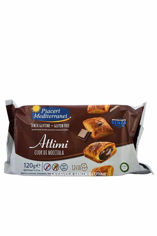 Attimi cuor di nocciola senza lattosio gr 12x10 Piaceri Mediterranei