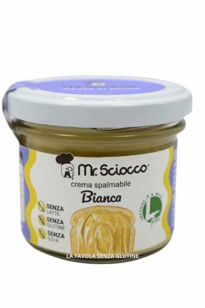 Crema spalmabile bianca senza latte vegan gr 100 Mr. Sciocco