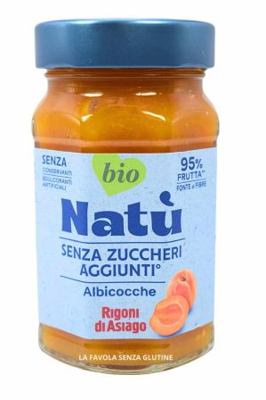 Preparazione Natù bio gusto albicocche senza zuccheri aggiunti vegan gr 240 Rigoni di Asiago