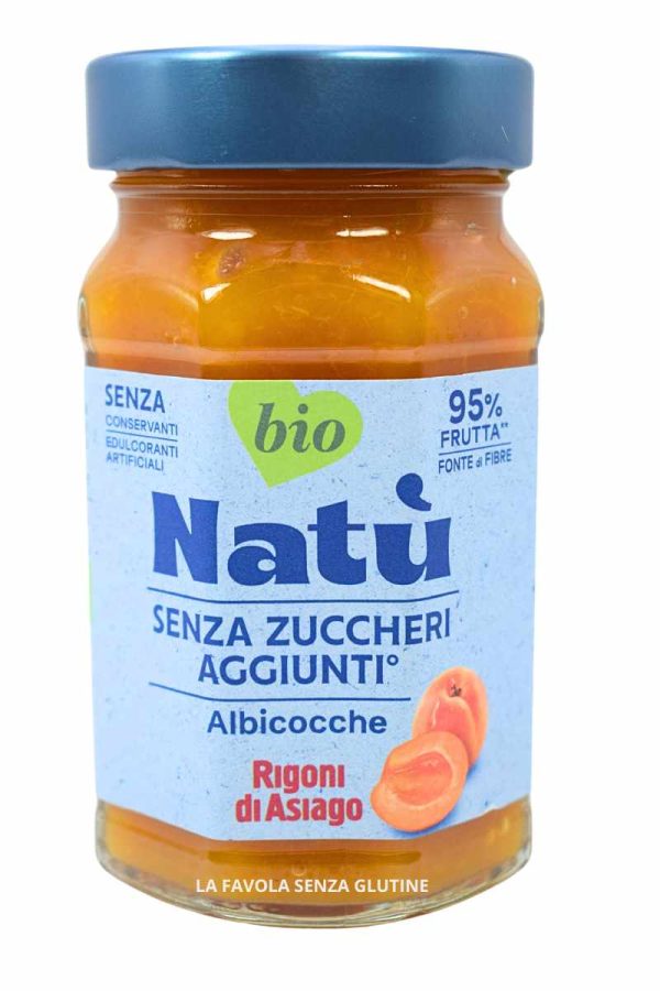 Preparazione Natù bio gusto albicocche senza zuccheri aggiunti vegan gr 240 Rigoni di Asiago