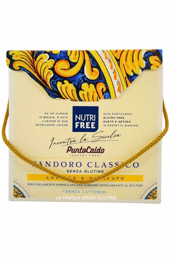 Pandoro classico senza lattosio gr 520 Punto Caldo