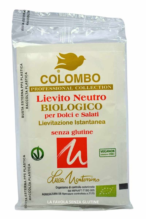 Lievito neutro istantaneo BIO VEGAN gr 17 Colombo