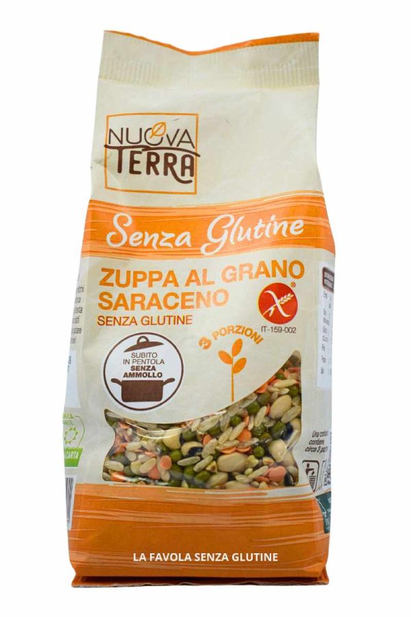 Zuppa al grano saraceno vegan gr 200 Nuova terra