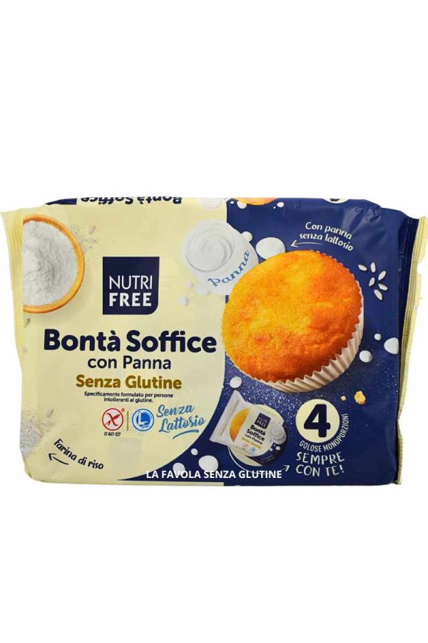Bontà soffice con panna senza lattosio 140 gr Nutrifree