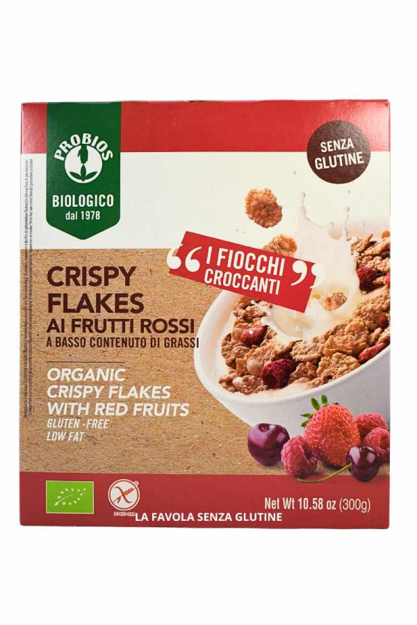 Crispy flakes ai frutti rossi bio 300 gr Probios