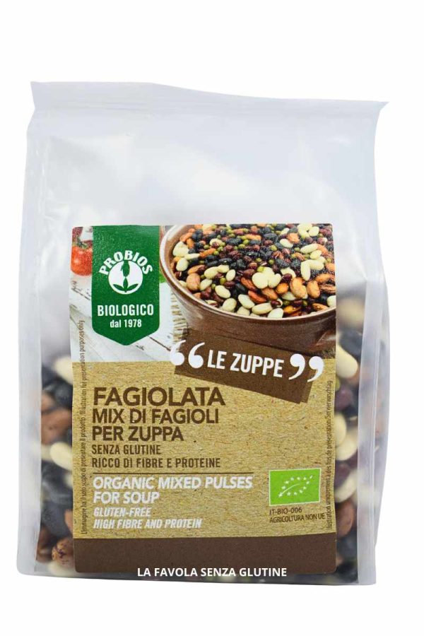 Fagiolata mix di fagioli per zuppa 300 gr Probios