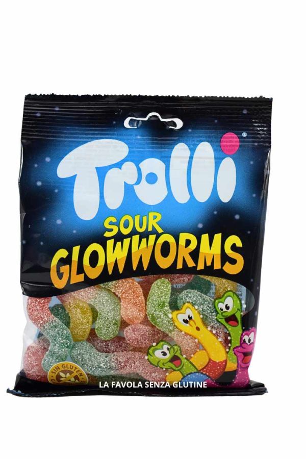 Gloworms sour 100 gr Trolli