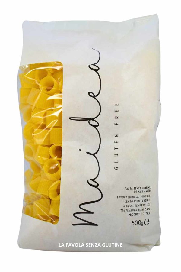 Mezze maniche rigate di mais e riso 500 gr Maidea