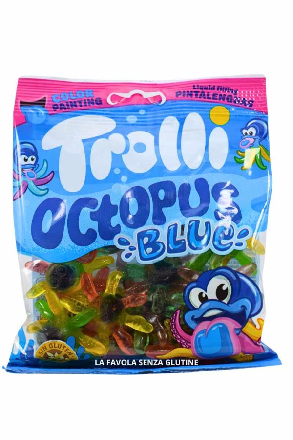 Octopus blue 100 gr Trolli
