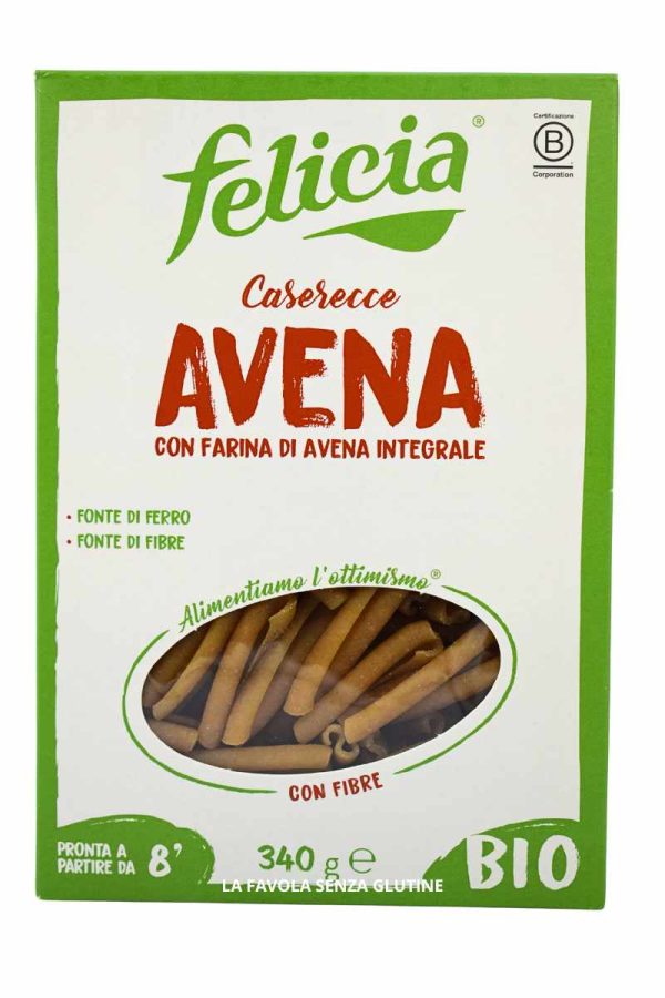 Caserecce con farina di avena integrale BIO gr 340 Felicia