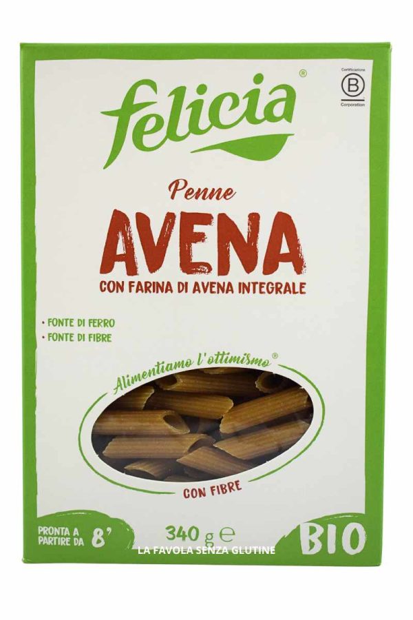 Penne con farina di avena integrale BIO gr 340 Felicia