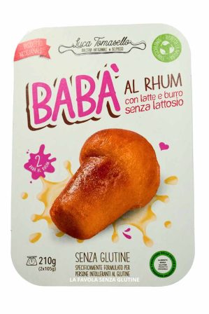 Babà al rhum senza lattosio gr 105x2 Luca Tomasello