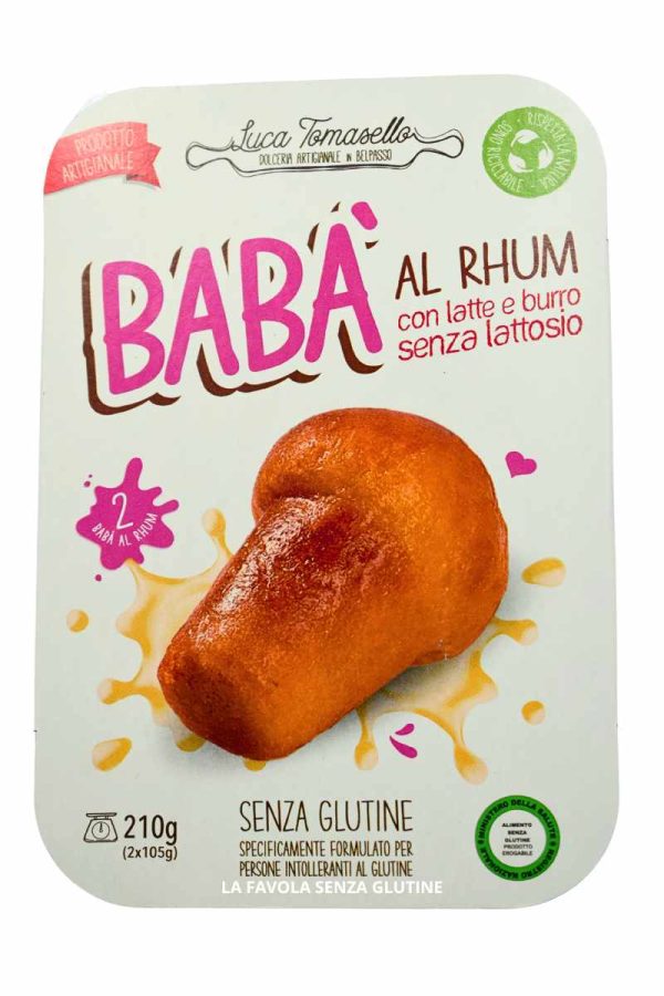 Babà al rhum senza lattosio gr 105x2 Luca Tomasello