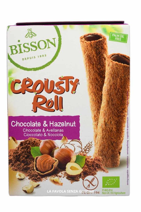Crousty roll cioccolato e nocciola gr 125 Bisson