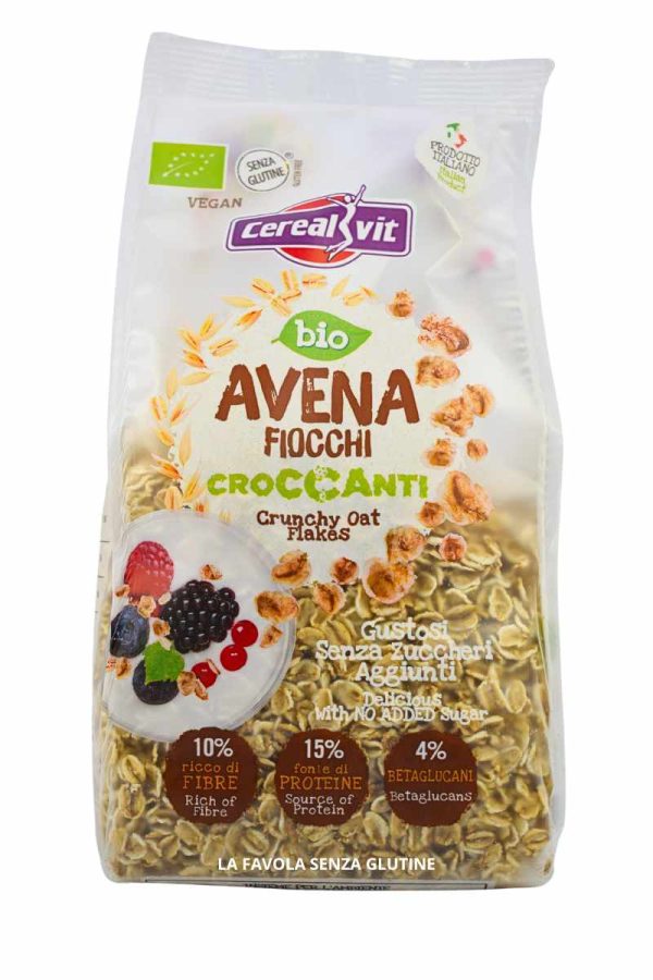 Fiocchi d'avena croccanti BIO VEGAN GR 250 Cerealvit