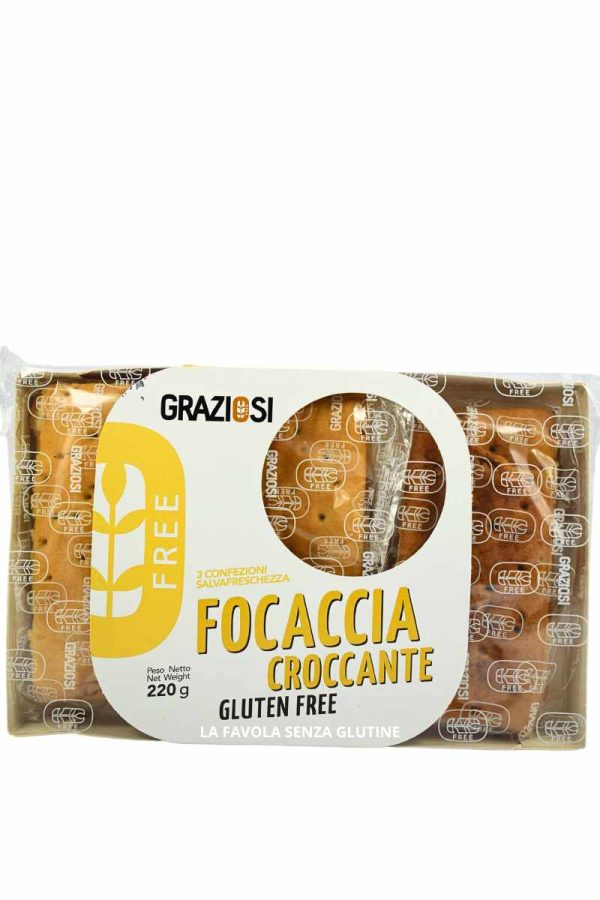 Focaccia croccante gr 220 Laboratorio Graziosi