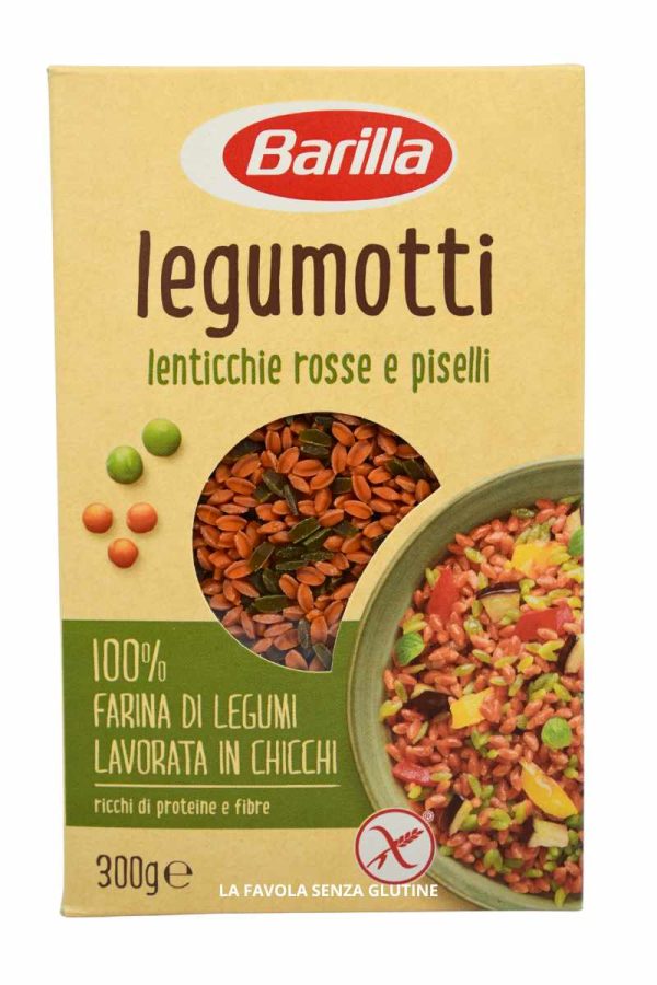 Legumotti lenticchie rosse e piselli gr 300 Barilla