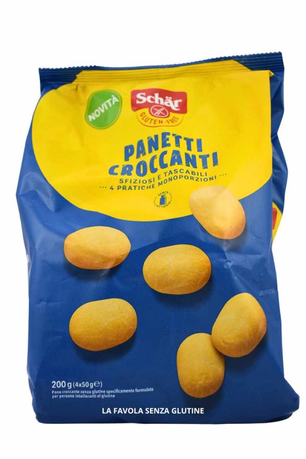 Panetti croccanti senza lattosio gr 50x4 Schar