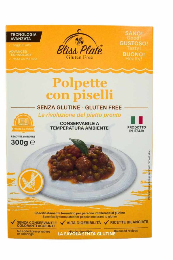 Polpette con piselli gr 300 Bliss Plate