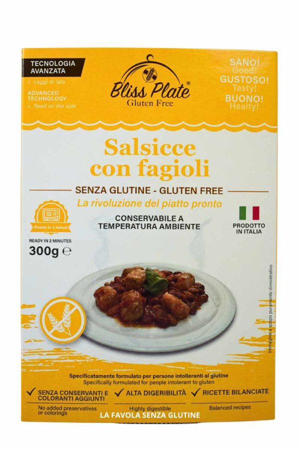 Salsicce con fagioli gr 300 Bliss Plate