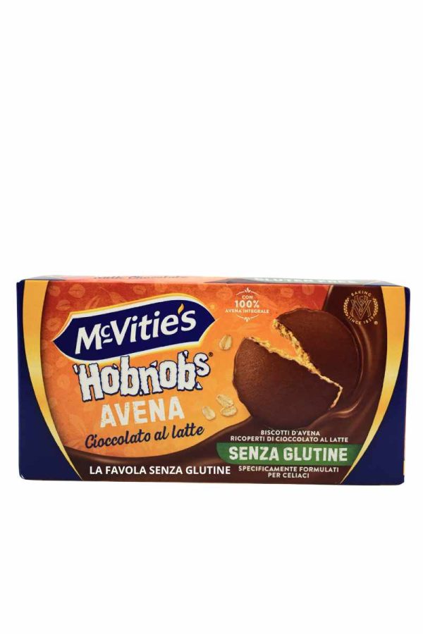 Biscotti d'avena ricoperti di cioccolato al latte gr 150 Mc Vitie's