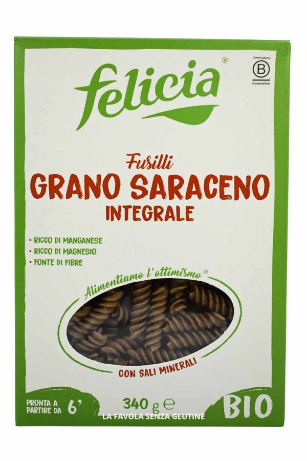 Fusilli al grano saraceno integrale gr 340 Felicia