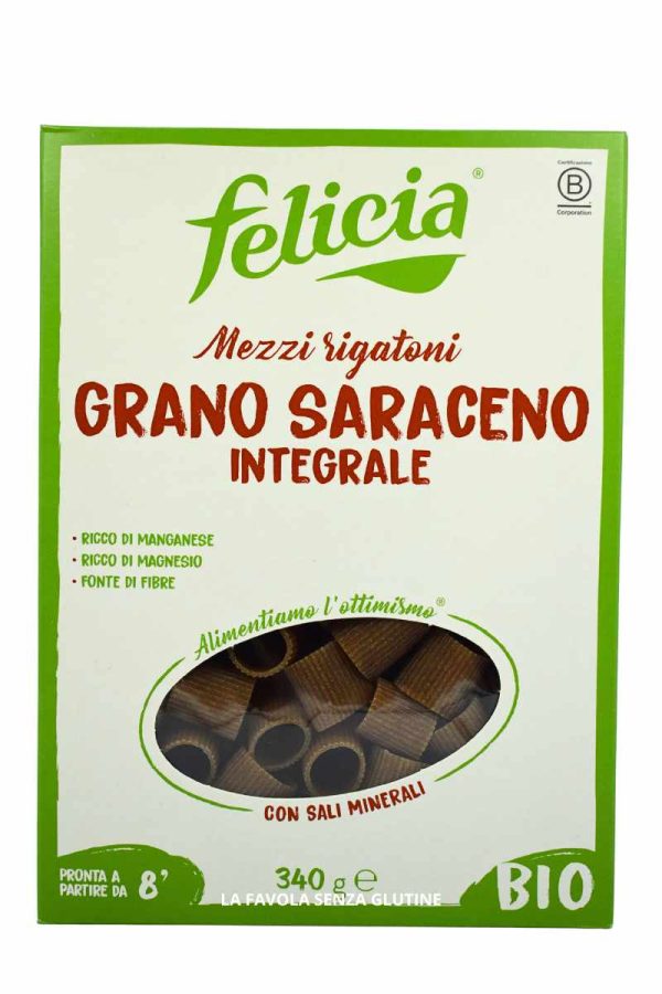 Mezzi rigatoni al grano saraceno integrale gr 340 Felicia