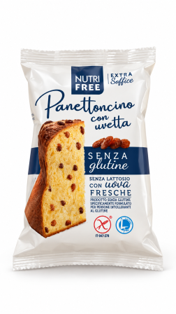 Panettoncino con uvetta senza lattosio gr 100 Nutrifree