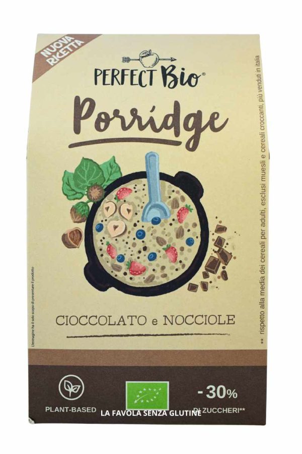 Porridge bio cioccolato e nocciole gr 250 Perfect Bio